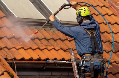 Démoussage et hydrofuge de toiture à Morlac